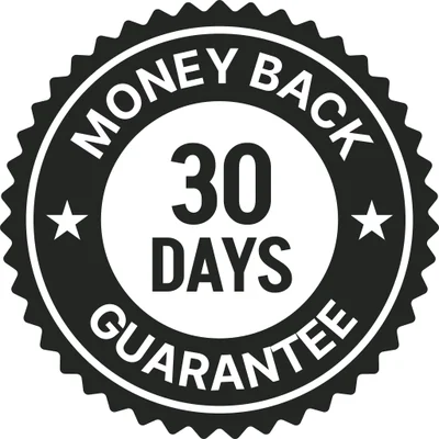 SynGas 30-day money-back guarantee badge